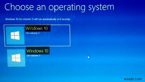 동일한 버전의 Windows 11/10 이중 부팅 시 부팅 메뉴 텍스트 변경 방법