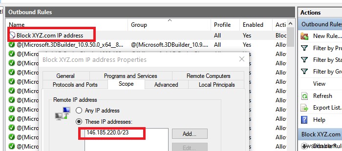 Windows 10에서 PowerShell로 IP 주소 및 웹사이트 차단하는 방법
