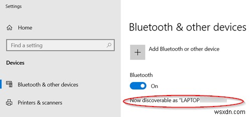 Windows 10에서 블루투스 파일 전송으로 파일을 주고받는 방법