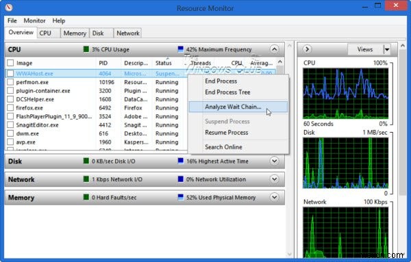 Windows 10 대기 체인 탐색(Wait Chain Traversal) 기능으로 응답 없는 프로그램 원인 찾기
