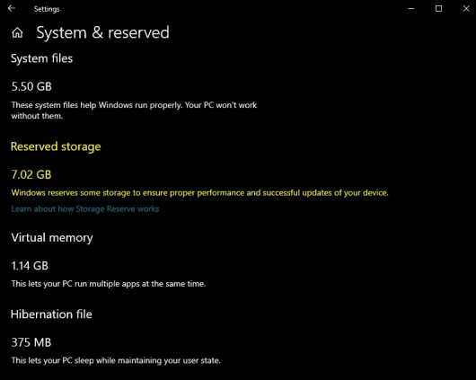 Windows 11/10 예약 저장소(Reserved Storage)란? 기능 원리와 확인 방법 총정리