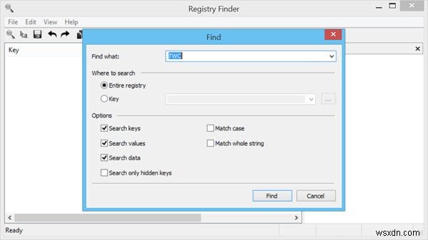 Windows 레지스트리 키, 값 및 설정을 검색하는 방법