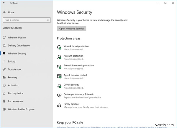 Windows 10에서 Windows Defender 설정 및 구성하는 방법 완벽 가이드