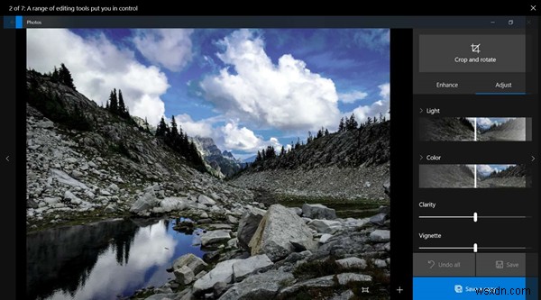Windows 10 사진 앱에서 Bing 웹 이미지 검색 기능 활용하는 방법