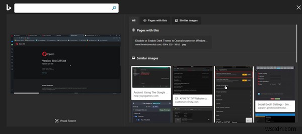 Windows 10 사진 앱에서 Bing 웹 이미지 검색 기능 활용하는 방법