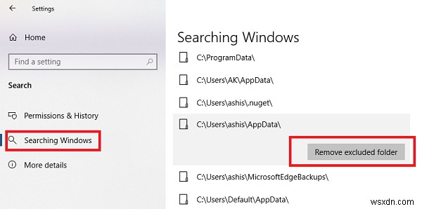 Windows 10 시작 메뉴 검색이 전체 PC를 검색하지 않을 때 해결 방법