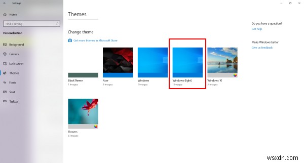 Windows 10에서 새로운 라이트 모드 테마를 활성화하는 방법