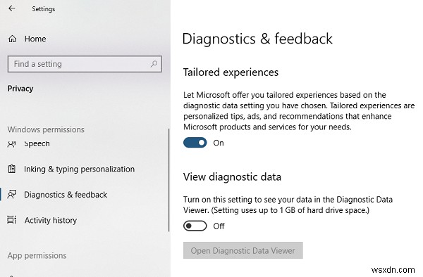 Windows 10 맞춤형 경험(Tailored Experiences) 설정·레지스트리·그룹 정책으로 켜고 끄는 방법