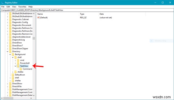 Windows 10 마우스 오른쪽 버튼 메뉴에 타임라인 또는 작업 보기 추가하는 방법