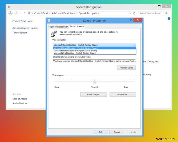 Windows 11/10 기본 TTS 음성 총정리 – Microsoft David, Hazel, Zira