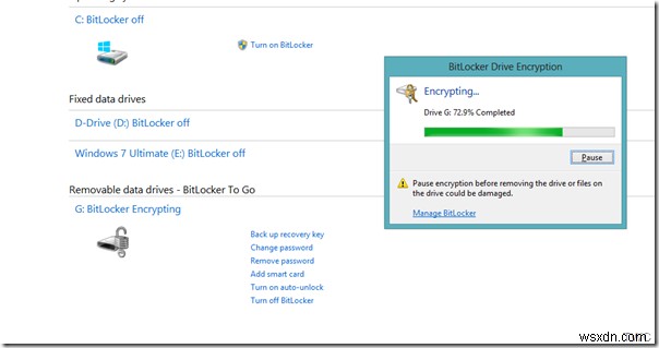 Windows 11/10에서 BitLocker To Go로 휴대용 저장 장치 안전하게 보호하는 방법