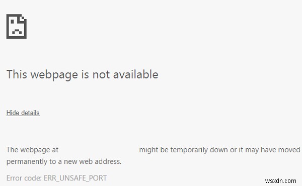 Windows 10 크롬(Chrome)에서 ERR_UNSAFE_PORT 오류 해결하는 방법