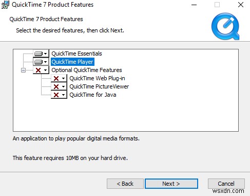 Windows 10에서 QuickTime 설치 후 MOV 동영상 파일 재생하는 3가지 방법