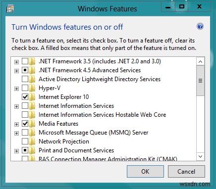 Windows 10에서 .NET Framework 3.5 설치 및 활성화하는 방법