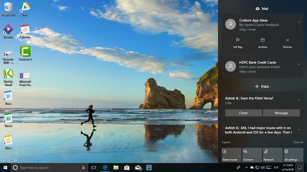 Windows 10 알림 및 관리 센터 사용자 지정 완벽 가이드