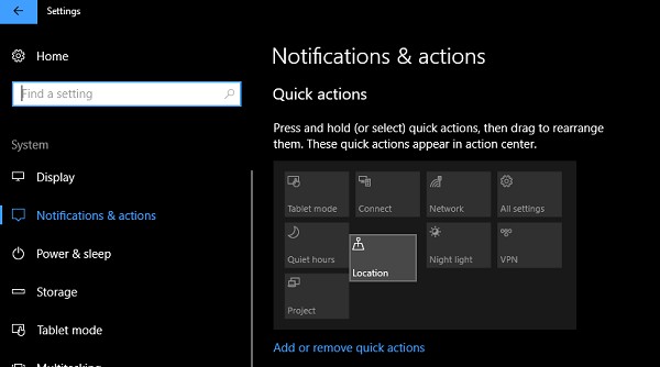 Windows 10 알림 및 관리 센터 사용자 지정 완벽 가이드