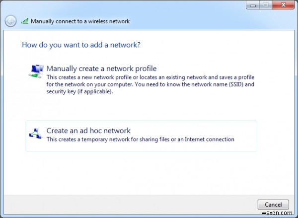 Windows 11/10에서 임시 컴퓨터 간 네트워크(Ad Hoc)를 설정하는 방법