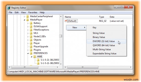 네트워크 공유 폴더의 Windows Media Player 콘텐츠를 공유하는 방법