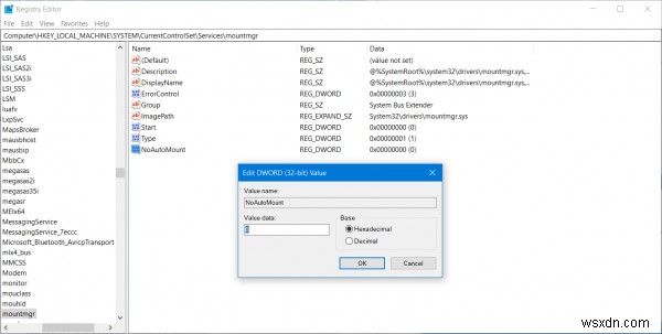 Windows에서 드라이브·디스크·볼륨 자동 마운트 활성화 및 비활성화 방법