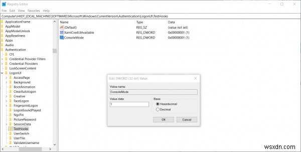 Windows 10 콘솔 모드 로그인 활성화 및 비활성화 방법