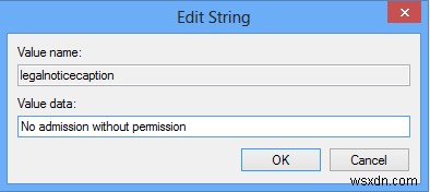 Windows 10 시작 화면에 법적 고지 및 사용자 지정 메시지 표시하는 방법