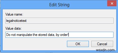 Windows 10 시작 화면에 법적 고지 및 사용자 지정 메시지 표시하는 방법