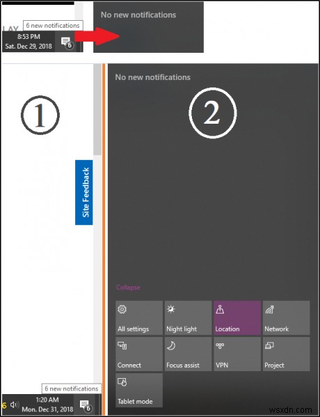 Windows 10 알림 센터에 잘못된 알림이 표시될 때 해결 방법