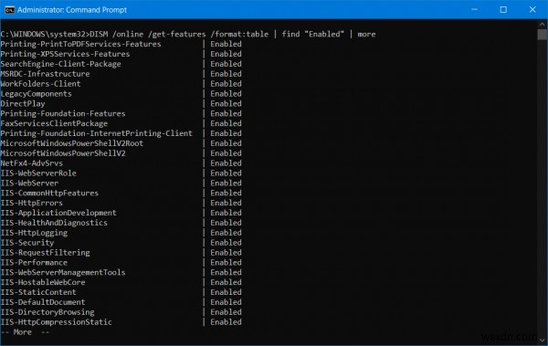 Windows 10에서 선택적 Windows 기능 켜기/끄기 방법 총정리