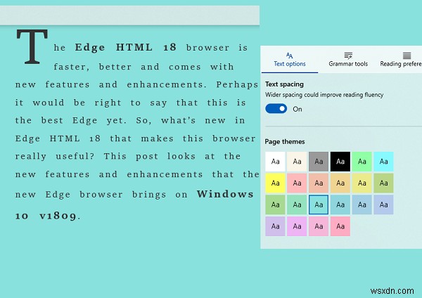 Microsoft Edge 학습 도구(Learning Tools)로 읽기 환경 개선하기