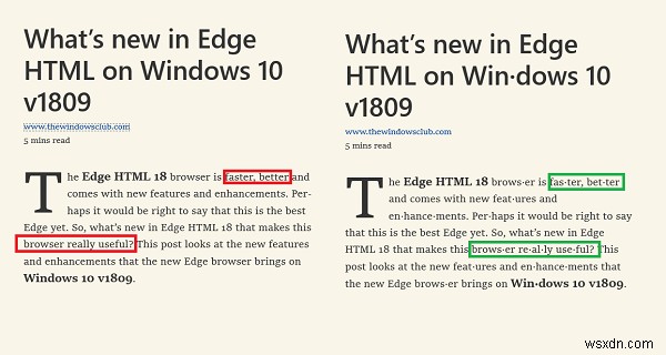 Microsoft Edge 학습 도구(Learning Tools)로 읽기 환경 개선하기