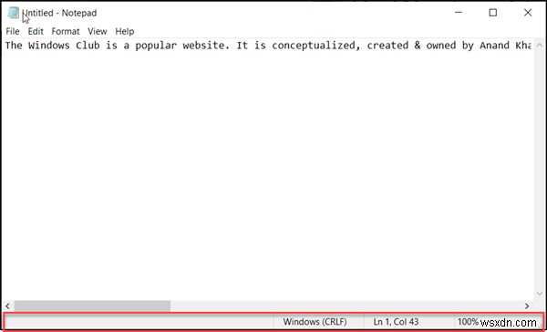 Windows 10 메모장(Notepad)의 새로운 기능 6가지 완벽 정리