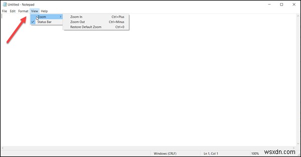 Windows 10 메모장(Notepad)의 새로운 기능 6가지 완벽 정리