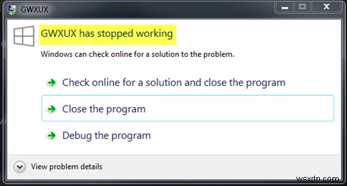 Windows 10에서 GWXUX가 작동을 멈췄을 때 해결하는 3가지 방법