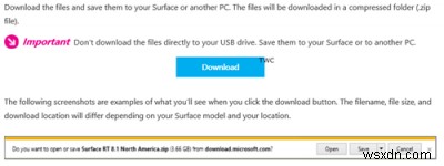 서피스(Surface) 복구 이미지 다운로드 및 USB 복구 드라이브 만드는 방법