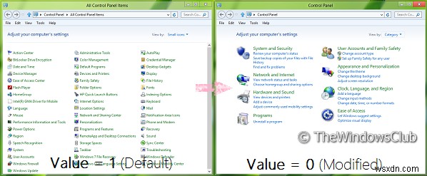 Windows 10 제어판 보기 방식 변경 및 설정 유지하는 방법