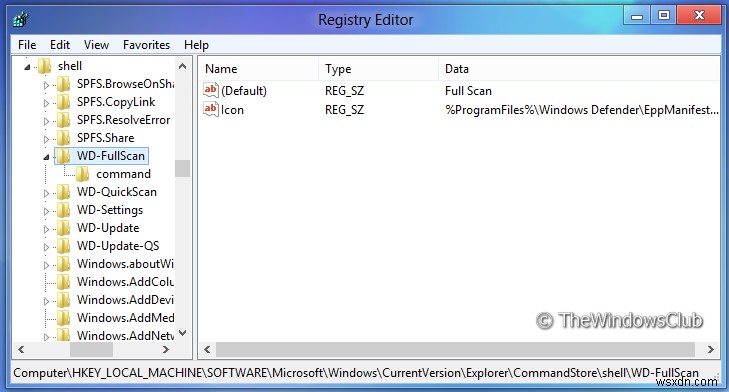 Windows 10 우클릭 컨텍스트 메뉴에 Windows Defender 기능 추가하는 방법