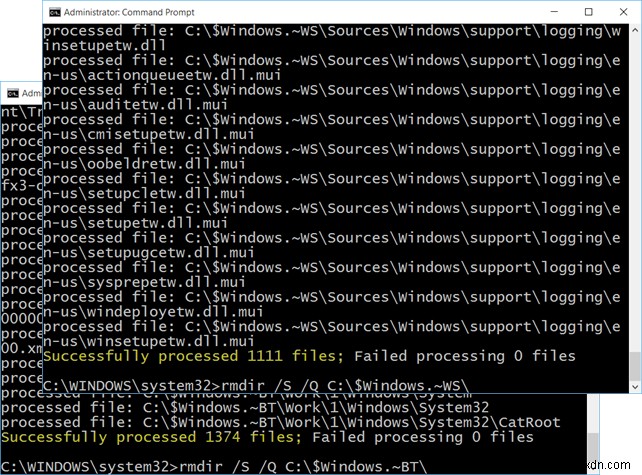 Windows 10 업그레이드 후 $Windows.~BT·$Windows.~WS 폴더, 삭제해도 될까?