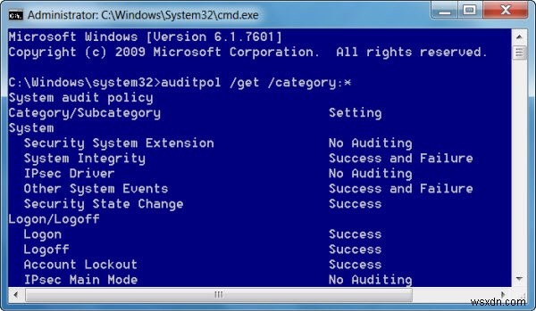 Windows 10의 AuditPol이란 무엇이며, 어떻게 활성화하나요?