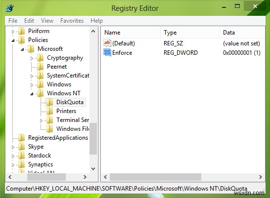 Windows 10에서 디스크 할당량 제한을 강제 적용하는 방법 – 레지스트리 및 그룹 정책 편집기 활용