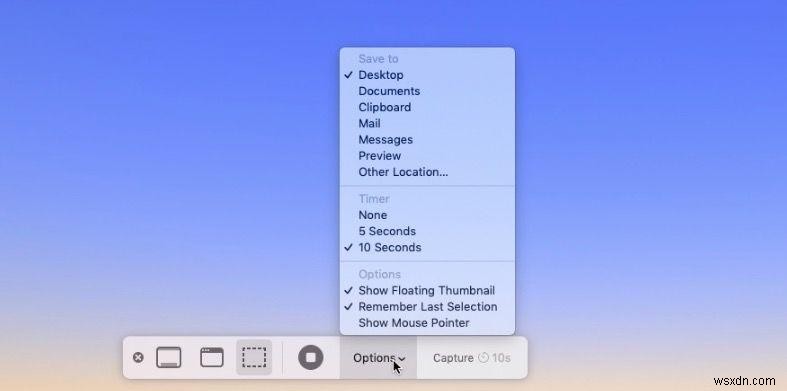 Mac 스크린샷 저장 위치를 변경하는 방법 (Mojave 및 이전 macOS 버전)