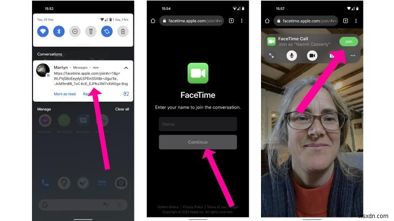 FaceTime에서 안드로이드 사용자에게 전화 거는 방법