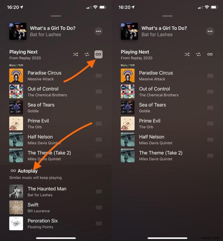 Apple Music 자동 재생 끄는 방법 – 앨범·플레이리스트 후 추가 곡 재생 중지하기