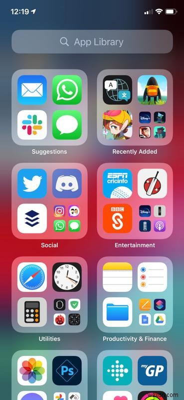 iOS 14 앱 라이브러리 완벽 활용법: 홈 화면 깔끔하게 정리하기