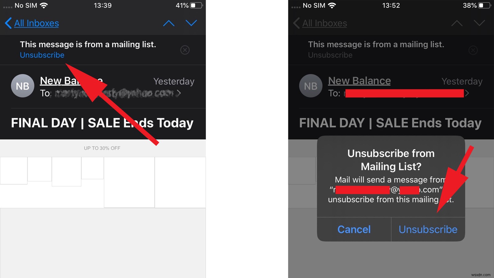 iOS 13에서 정크 메일 구독 취소하는 방법 완벽 정리