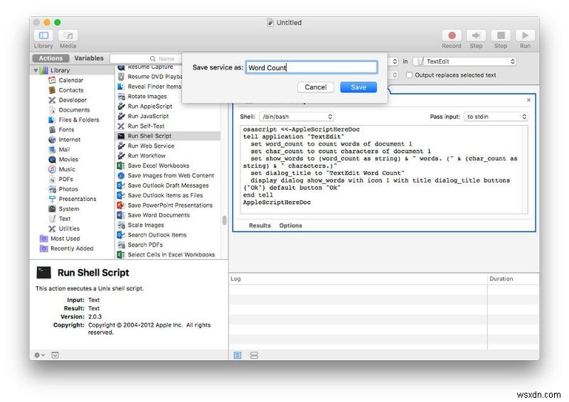 맥(Mac) TextEdit에서 단어 수 계산하는 방법 – Automator 설정부터 간편한 대안까지