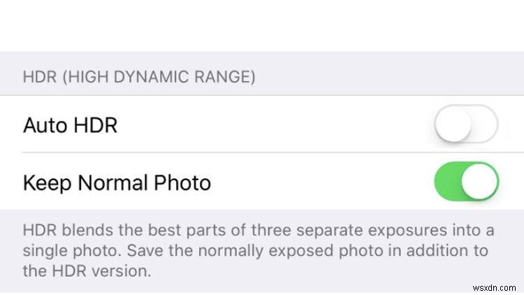 아이폰에서 HDR 켜는 방법, iOS 11부터 달라진 설정까지 한눈에