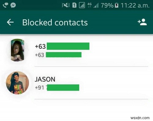 WhatsApp에서 차단된 연락처 삭제하는 방법 완벽 가이드