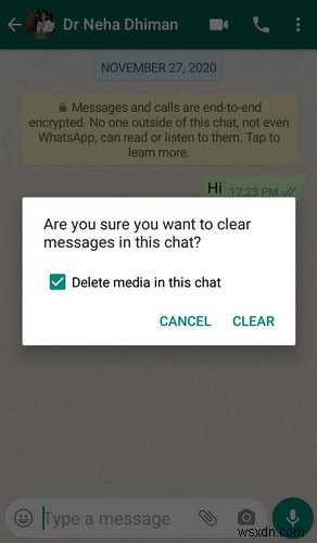 WhatsApp 채팅 지우기 vs 채팅 삭제, 차이점 완벽 정리
