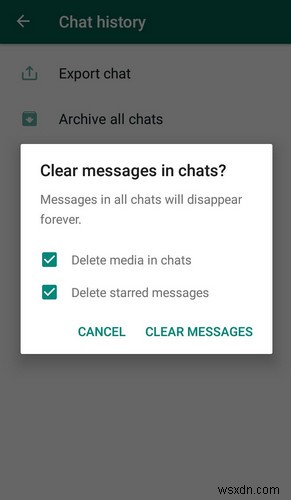 WhatsApp 채팅 지우기 vs 채팅 삭제, 차이점 완벽 정리