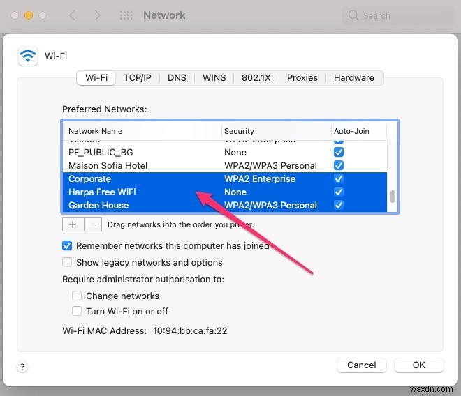 맥(Mac)에서 Wi-Fi 네트워크를 잊는(삭제하는) 방법 완벽 가이드